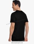 the boys half sleeve black cotton tshirt