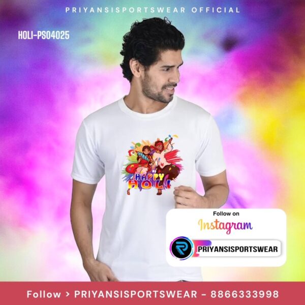 Holi Print T-shirt Unisex