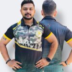 Army Pattern Cricket Jersey Design online