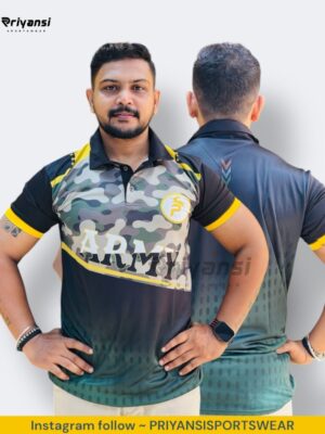 Army Pattern Cricket Jersey Design online
