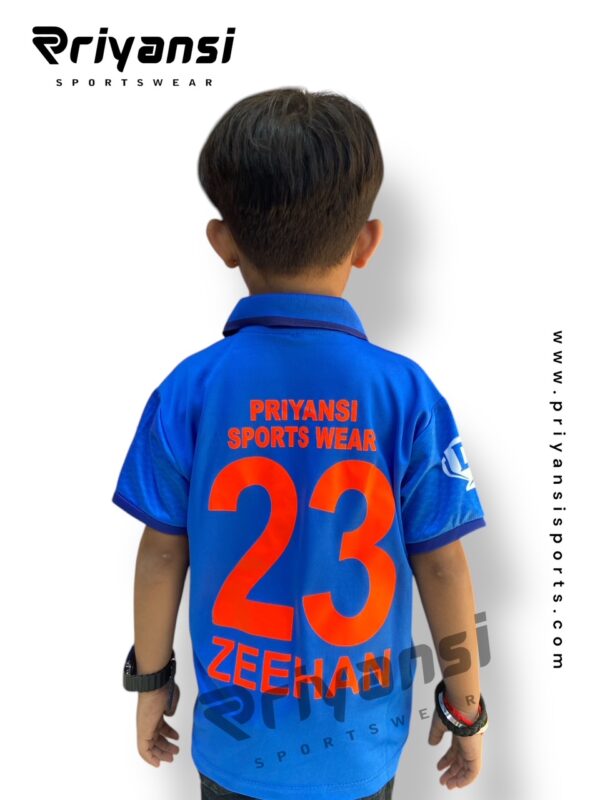 Cricket Team Jersey for Kids wirh name number