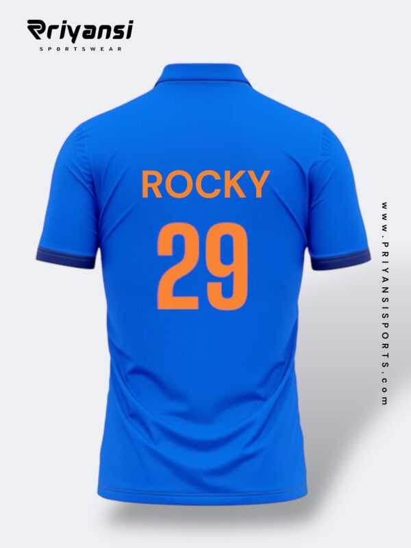 team india new sports jersey design back side custom name number print online india